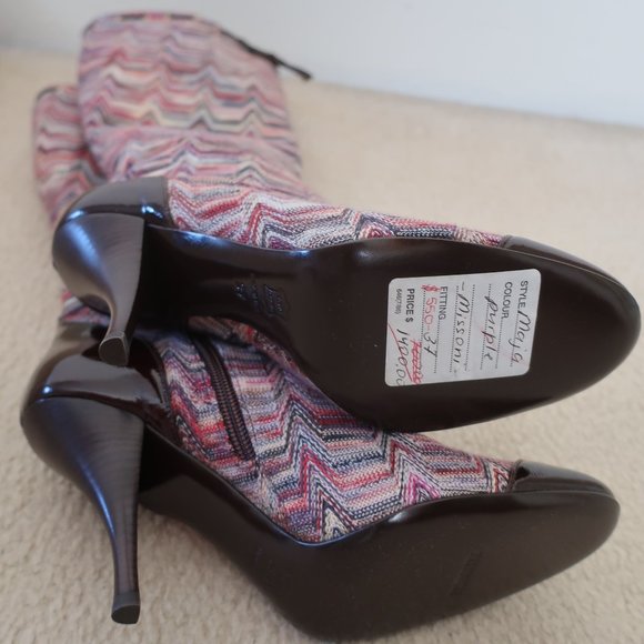 ** HOST PICK ** MISSONI 'Maja' Printed Boot Size 37 (NEW IN BOX) - Picture 7 of 9
